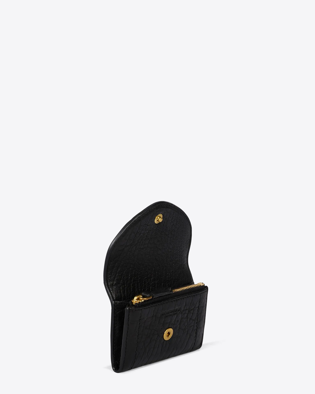 Produit Porte-monnaie Helmut Jérôme Dreyfuss en cuir bubble noir. 