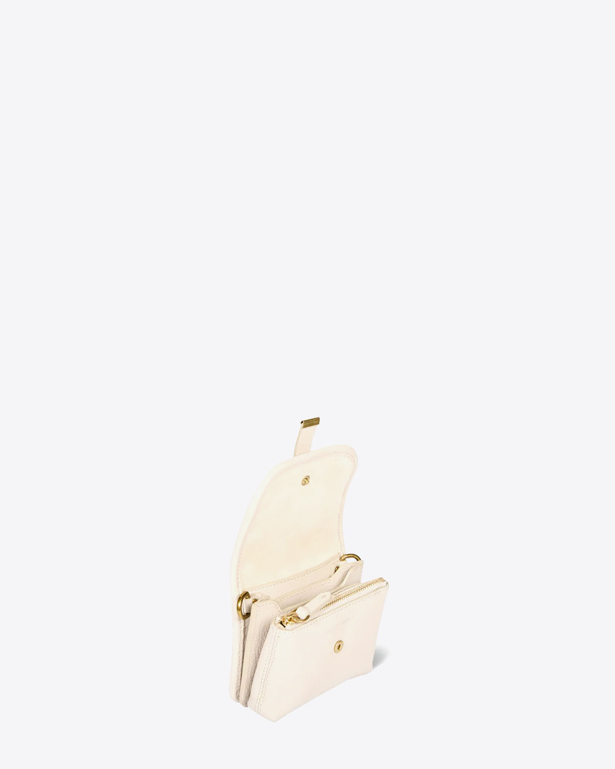 Produit Jérôme Dreyfuss Accessoires Stan PM Chèvre Ecru Grainé