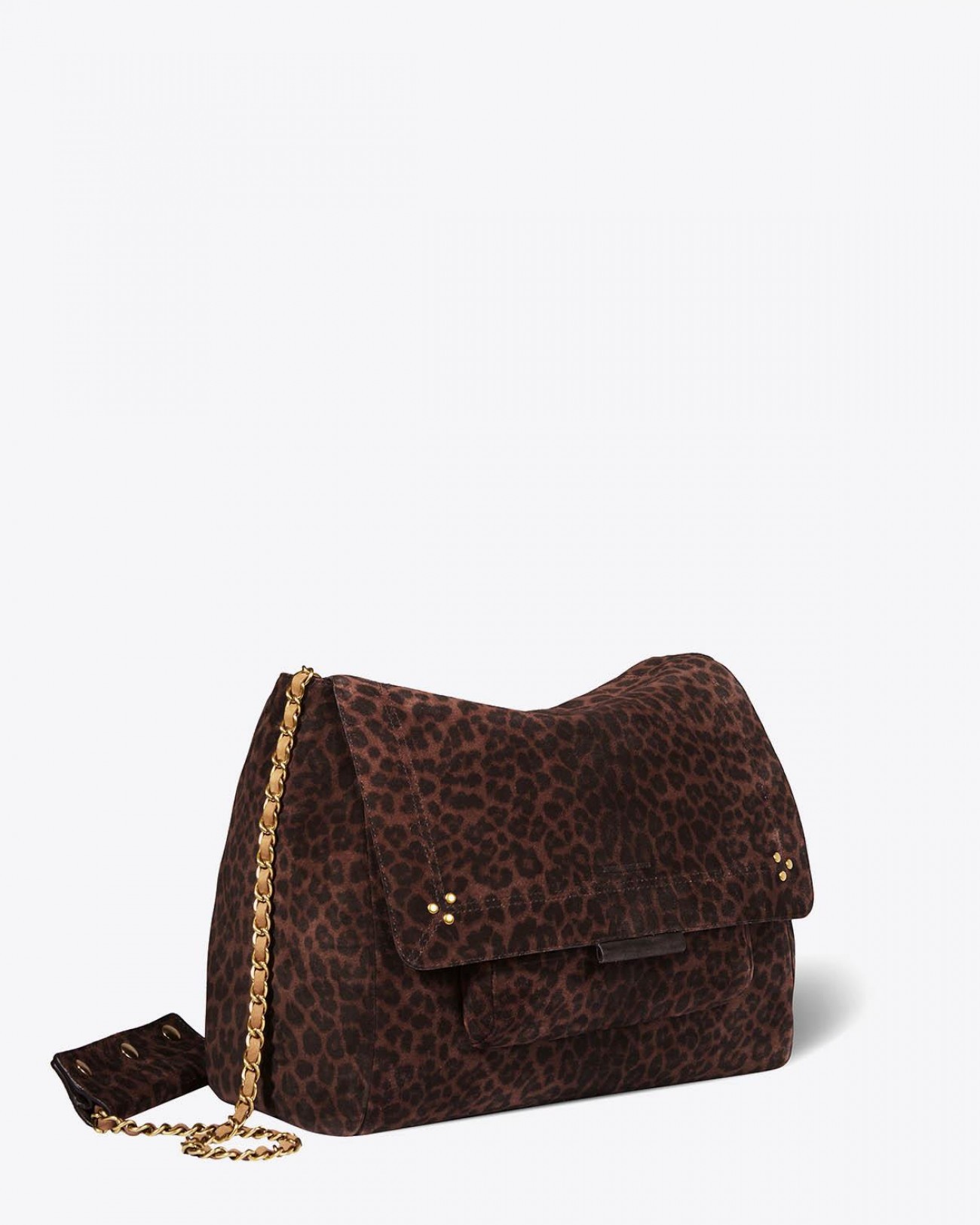 Image du produit Jérôme Dreyfuss Pré-Collection Lulu XL Split Suede Léopard Naturel   - 3