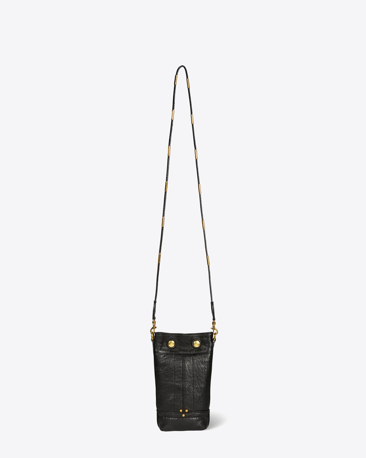 Produit Jérôme Dreyfuss Sac Ben Mini Agneau Noir bubble. Face.