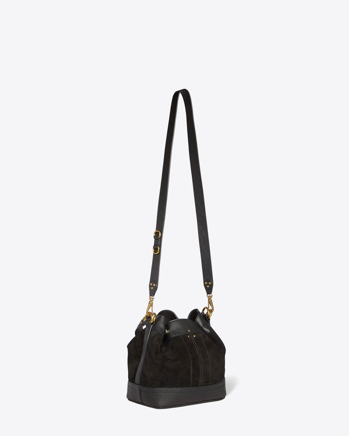 Jerome Dreyfuss Sac Ben S Cuir Suede Noir