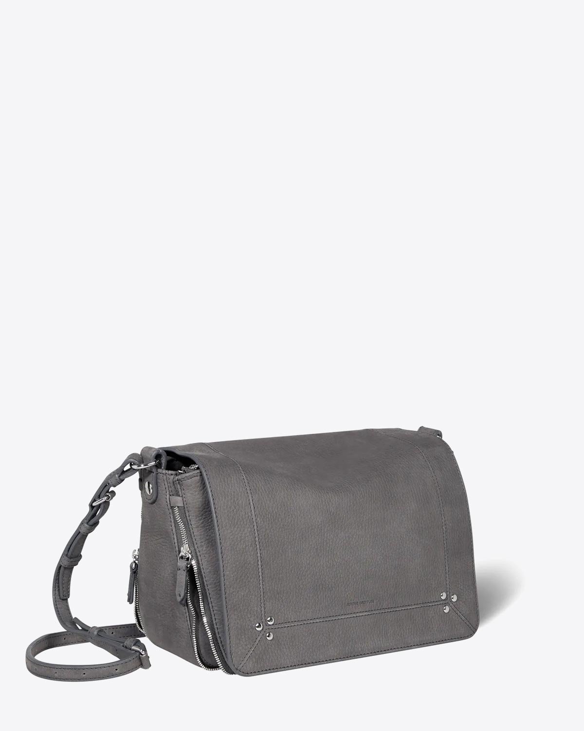 Jerome Dreyfuss Sac Igor Cuir Anthracite