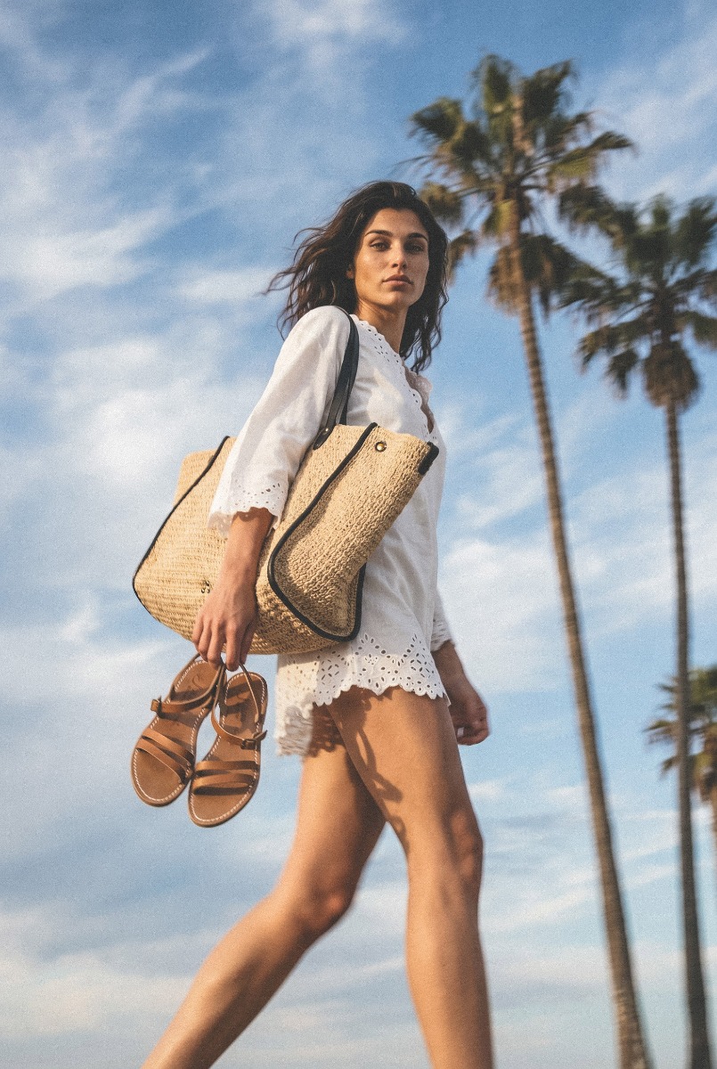 Jérôme Dreyfuss Sac Léon L – Raphia Naturel