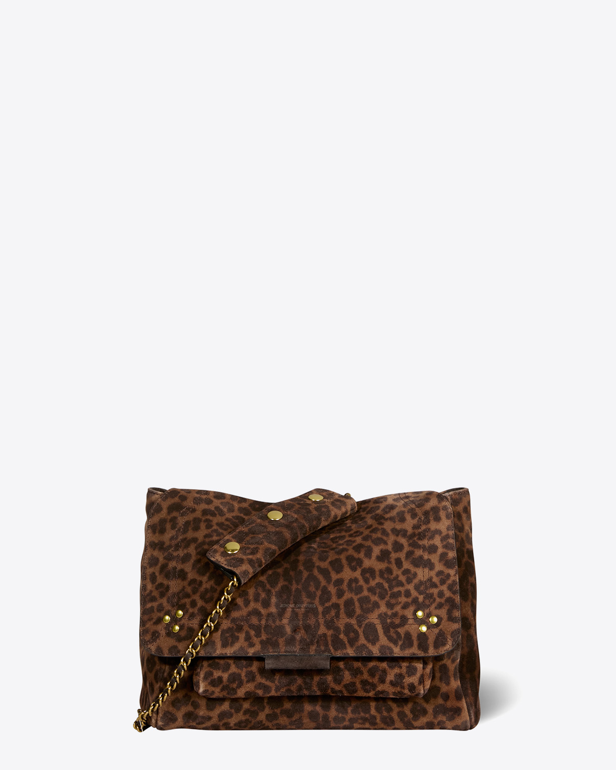Image du produit Jérôme Dreyfuss Sac Lulu L – Cuir Suédé Léopard Naturel - 5