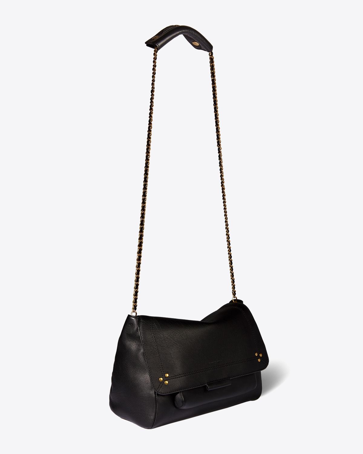 Image du produit Jérôme Dreyfuss Sac Lulu L – Calfskin Noir Brass 