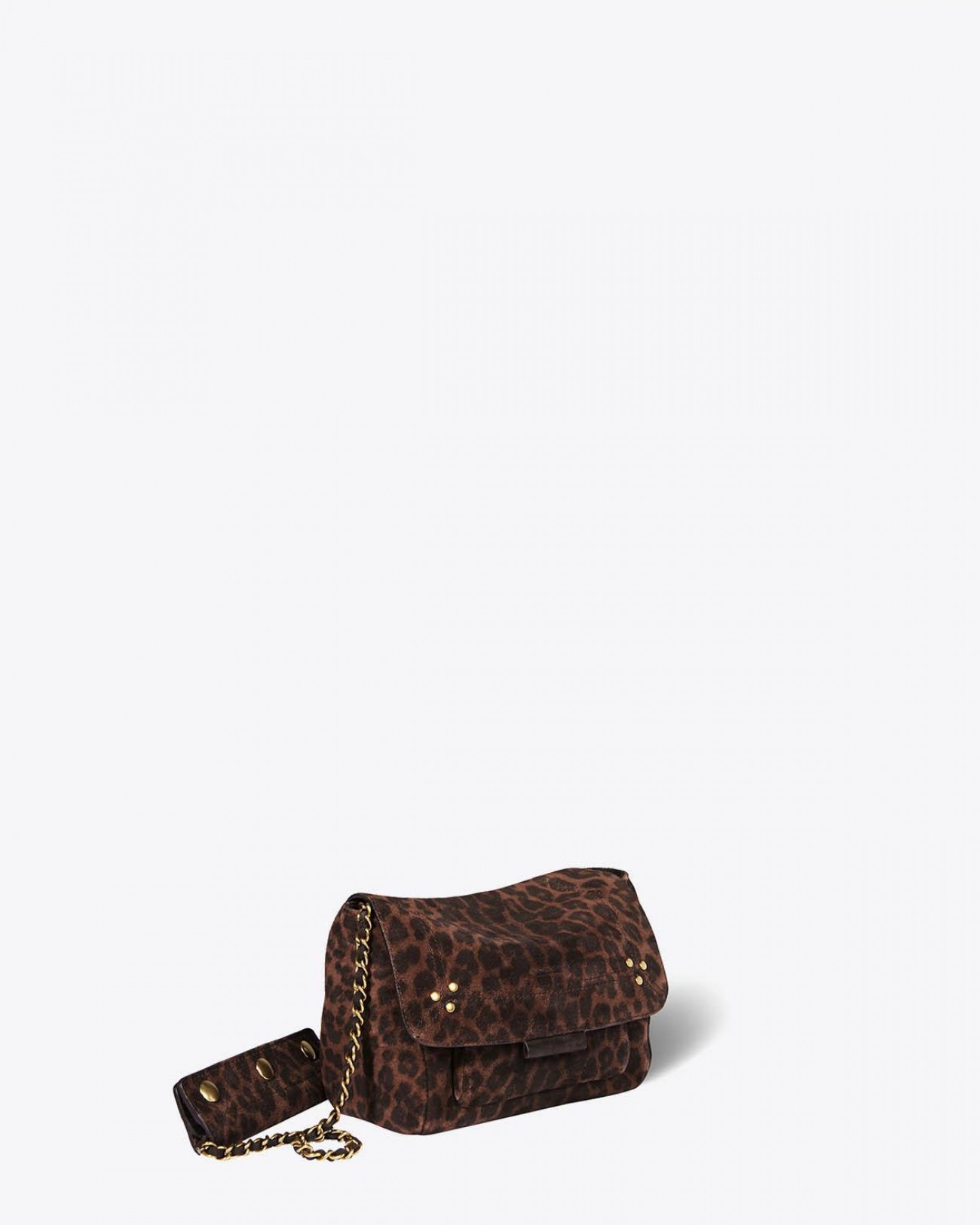 Image du produit Jérôme Dreyfuss Sac Lulu S –Croûte Velours Léopard Naturel  - 3
