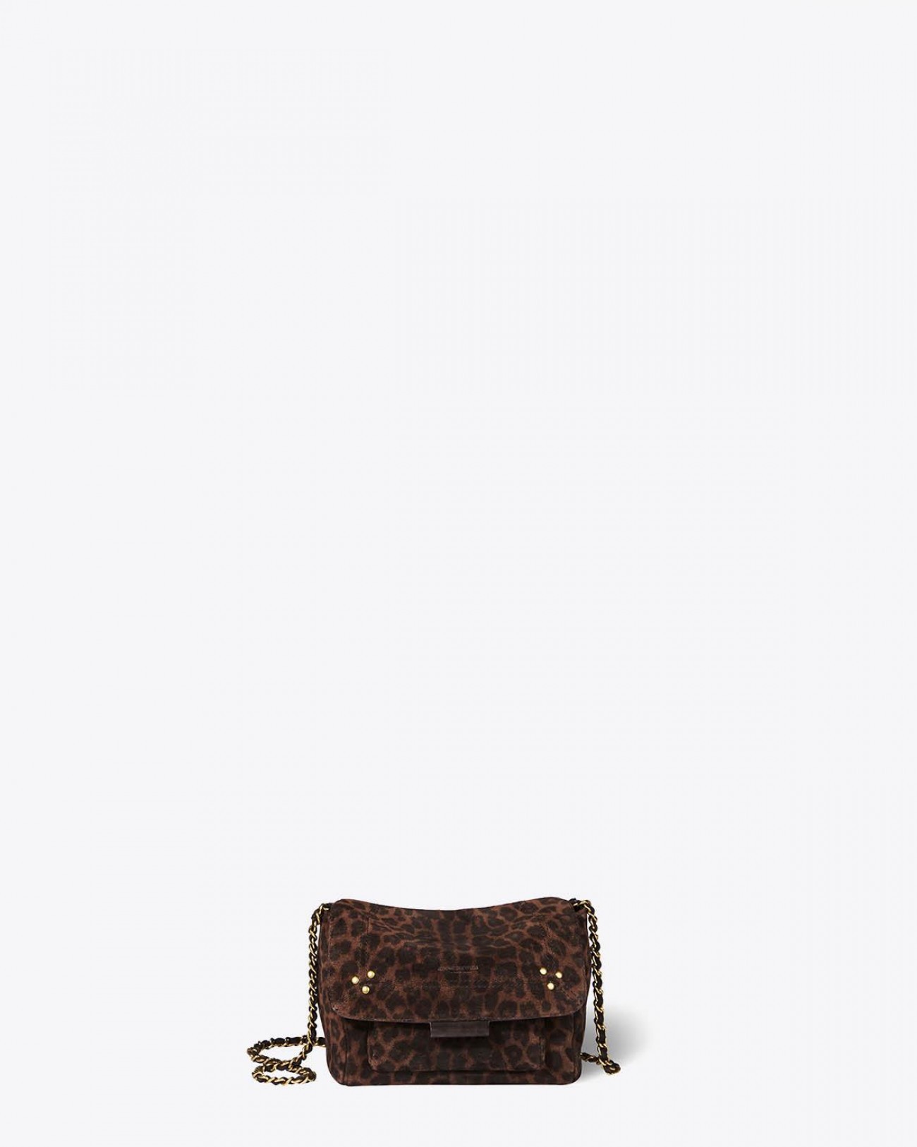 Image du produit Jérôme Dreyfuss Sac Lulu S –Croûte Velours Léopard Naturel  - 4