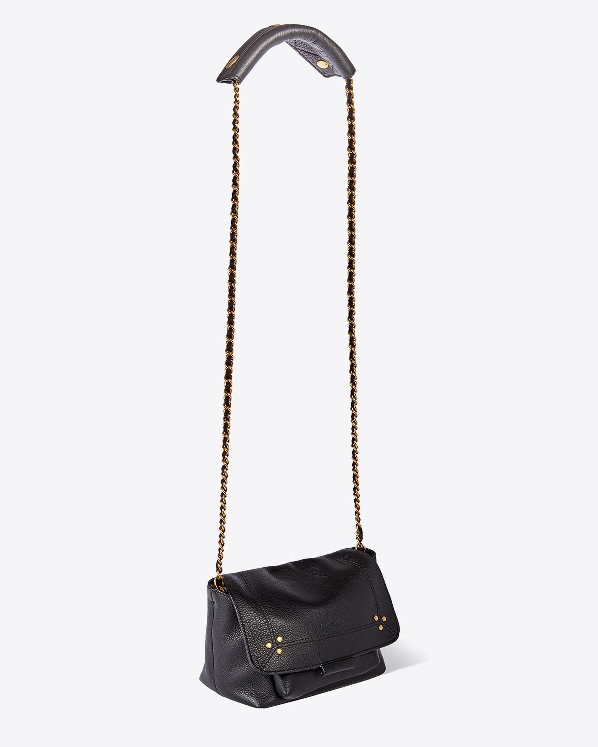 Image du produit Jérôme Dreyfuss Sac Lulu S – Veau Noir Brass 