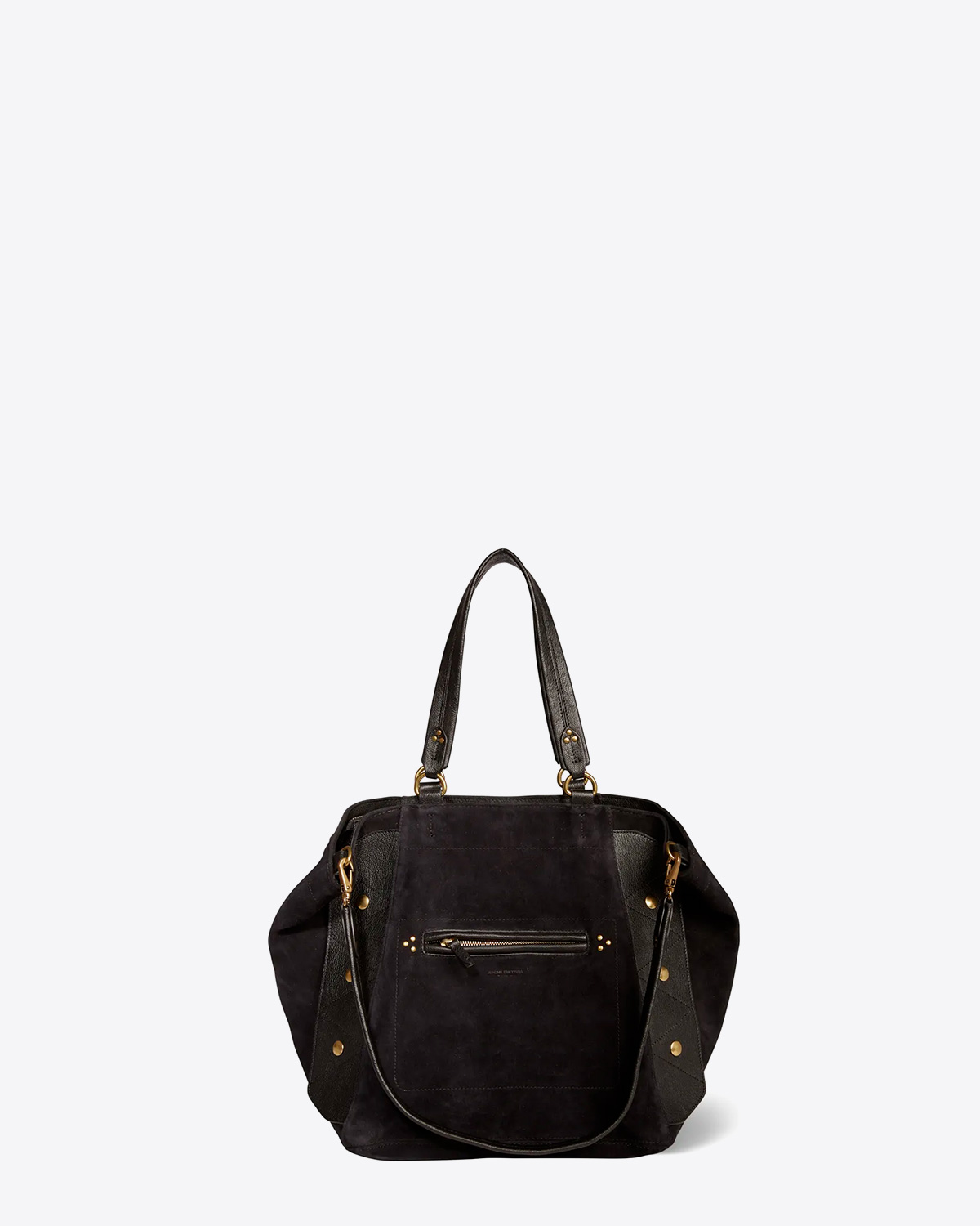 Produit Sac Roger Jérôme Dreyfuss en cuir suédé noir. 