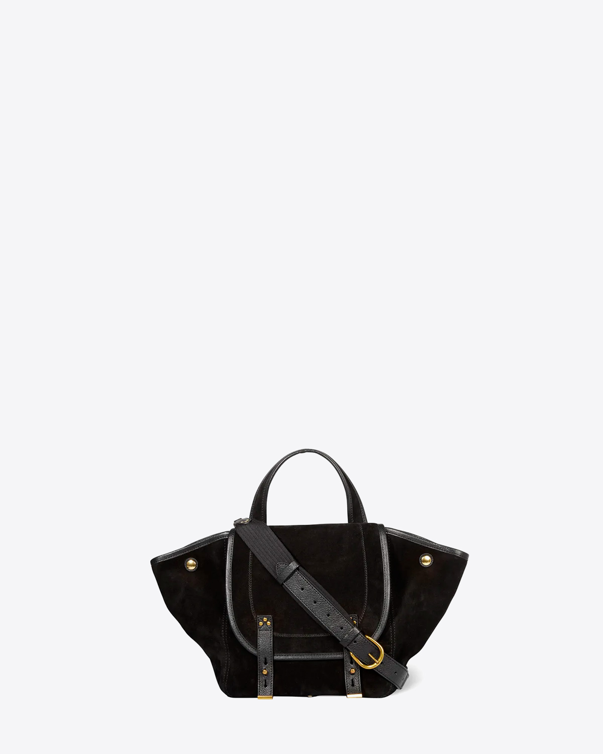 Produit Jérôme Dreyfuss Sac Stan Panier M Croûte Velours Noir 