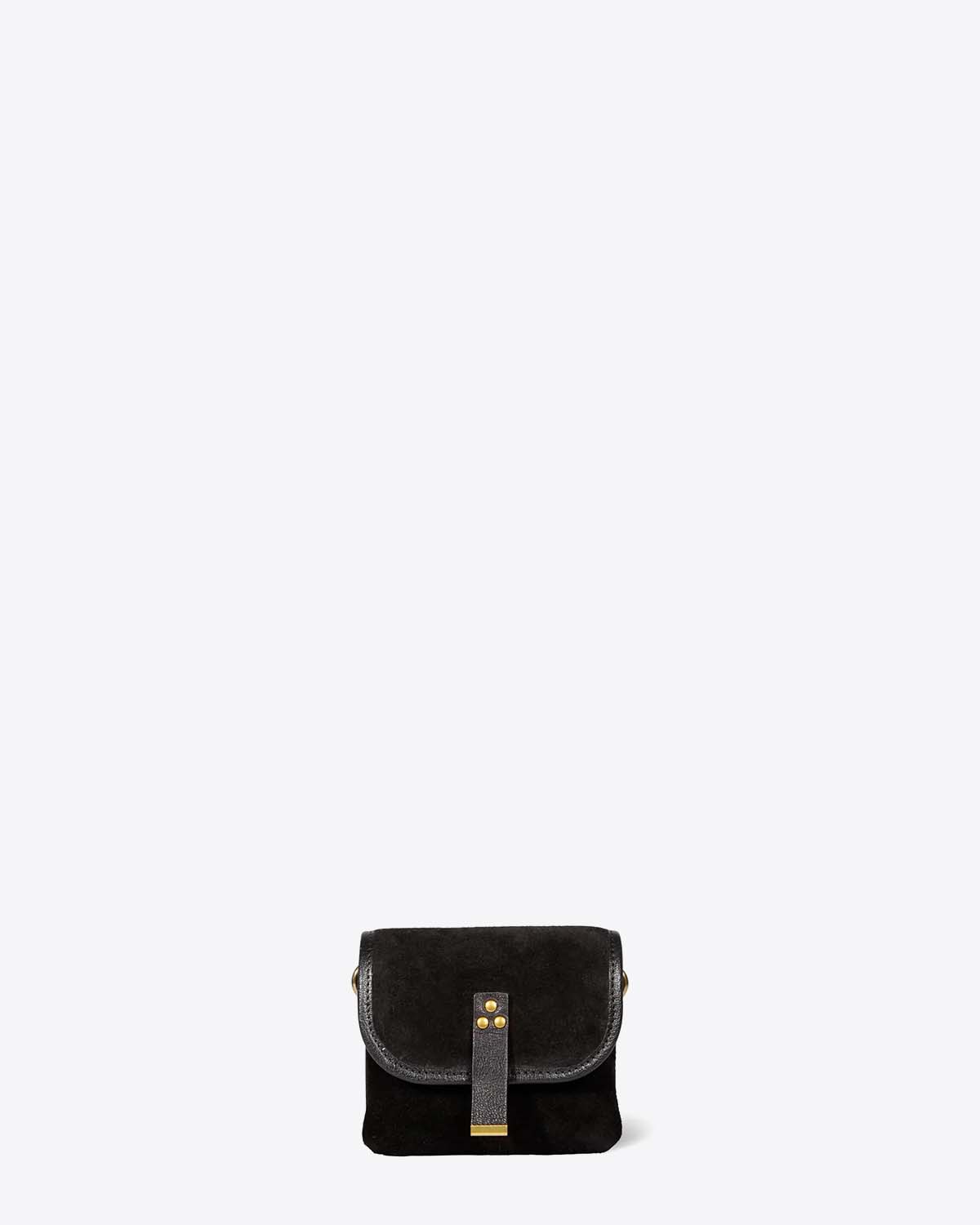 J r me Dreyfuss Accessoires Stan PM Cro te Velours Noir