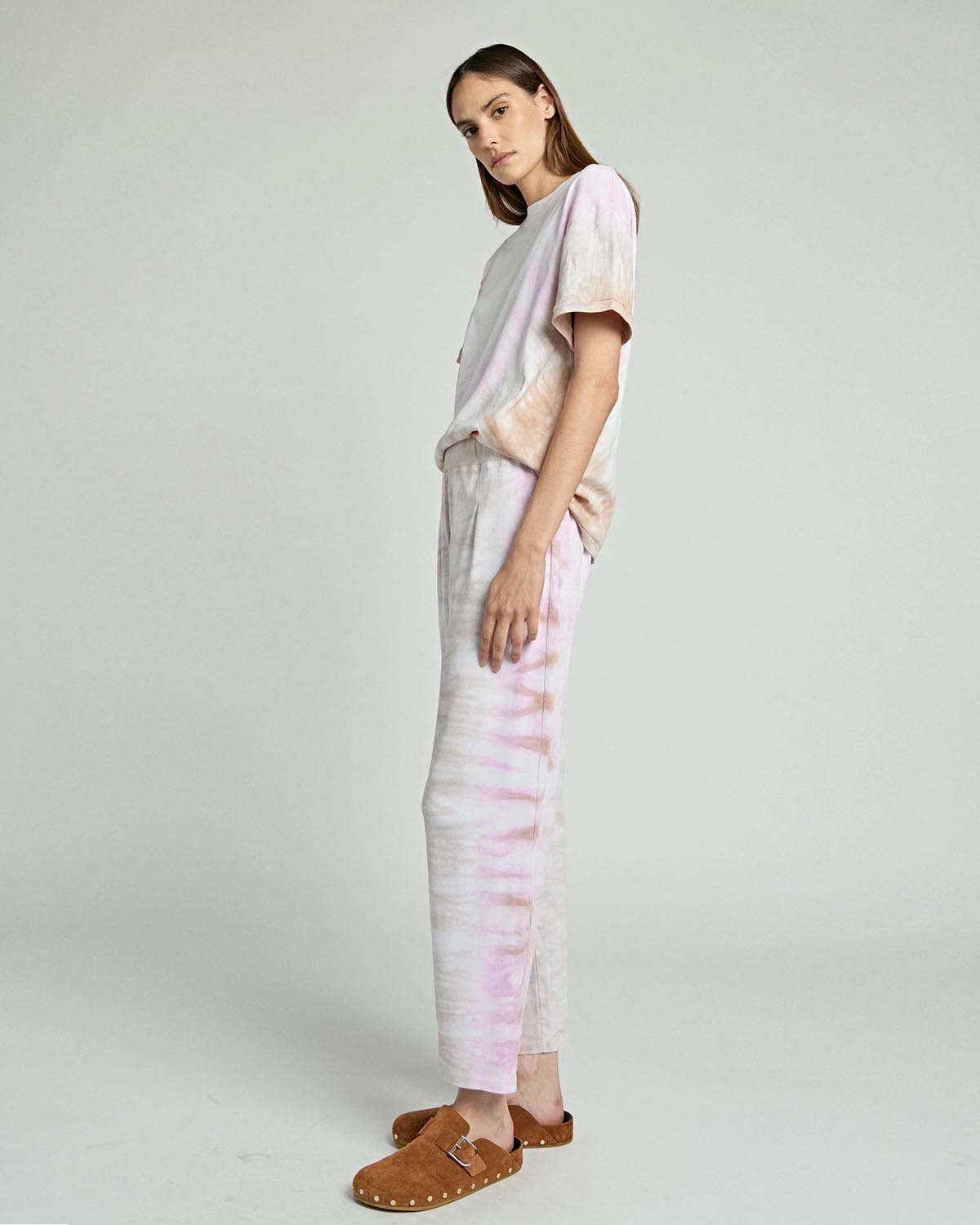 Ragdoll LA Jersey Tee - Pink Tie Dye