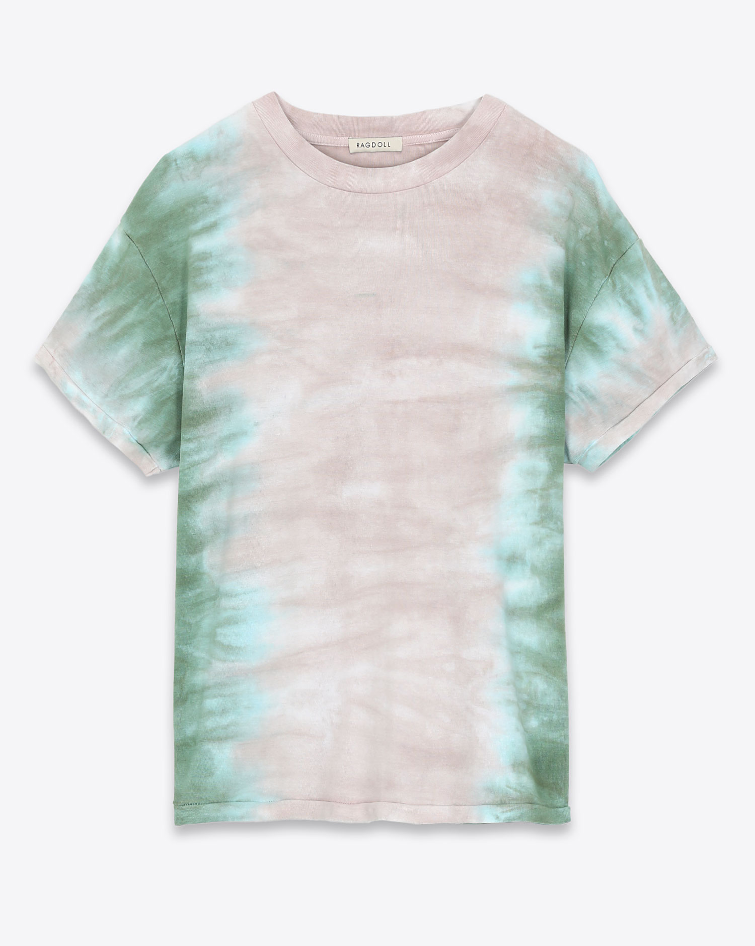 Ragdoll LA Jersey Tee - Green Tie Dye