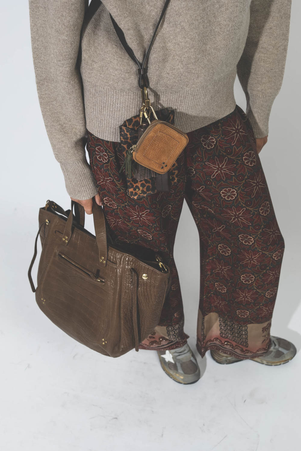 Jérôme Dreyfuss Accessoires  Jitoumi Savane