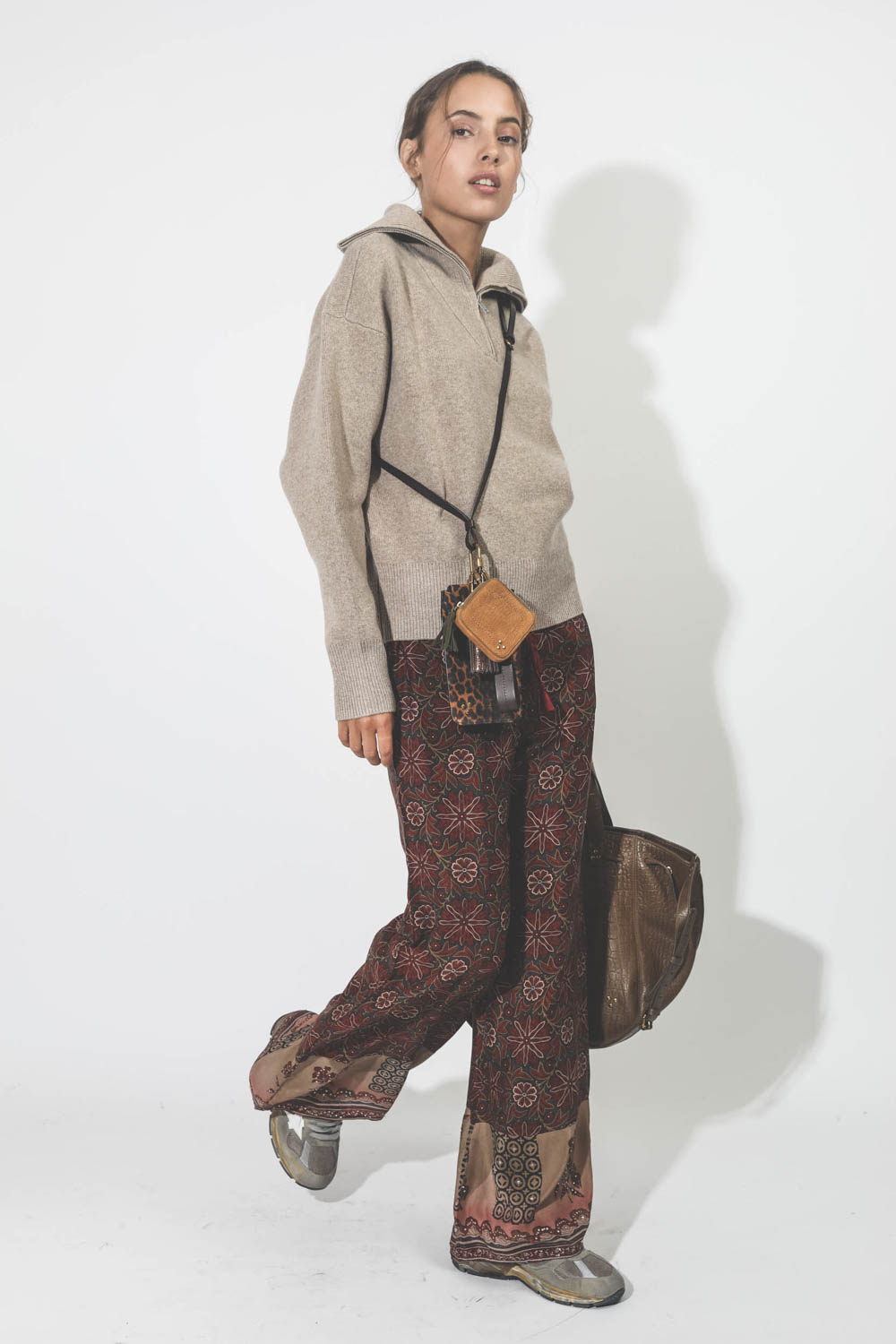 Jérôme Dreyfuss Accessoires  Jitoumi Savane
