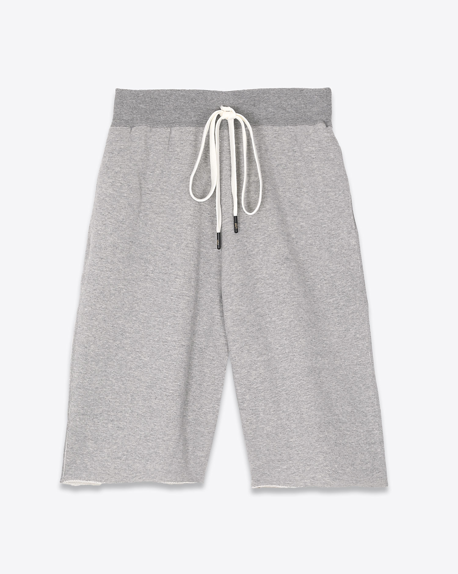 R13 Denim Collection Jumbo Sweat Short – Heather Grey