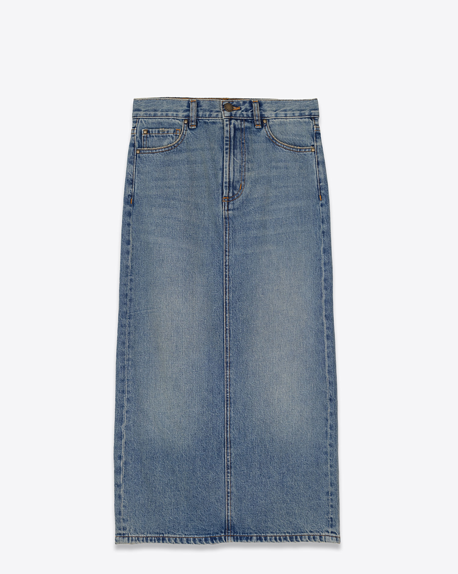 Produit The Great Jupe Column Monterey Bleu