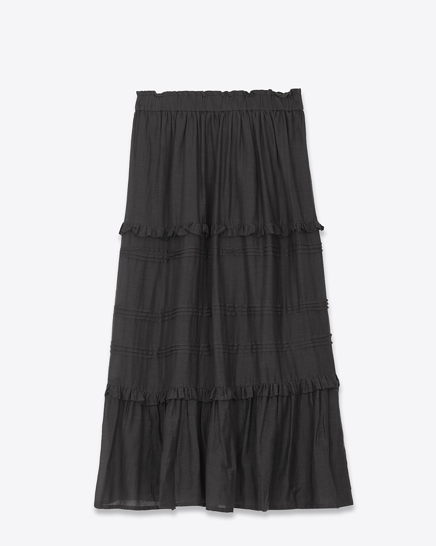 Produit Jupe longue Diya Isabel Marant Etoile  en coton noir. 
