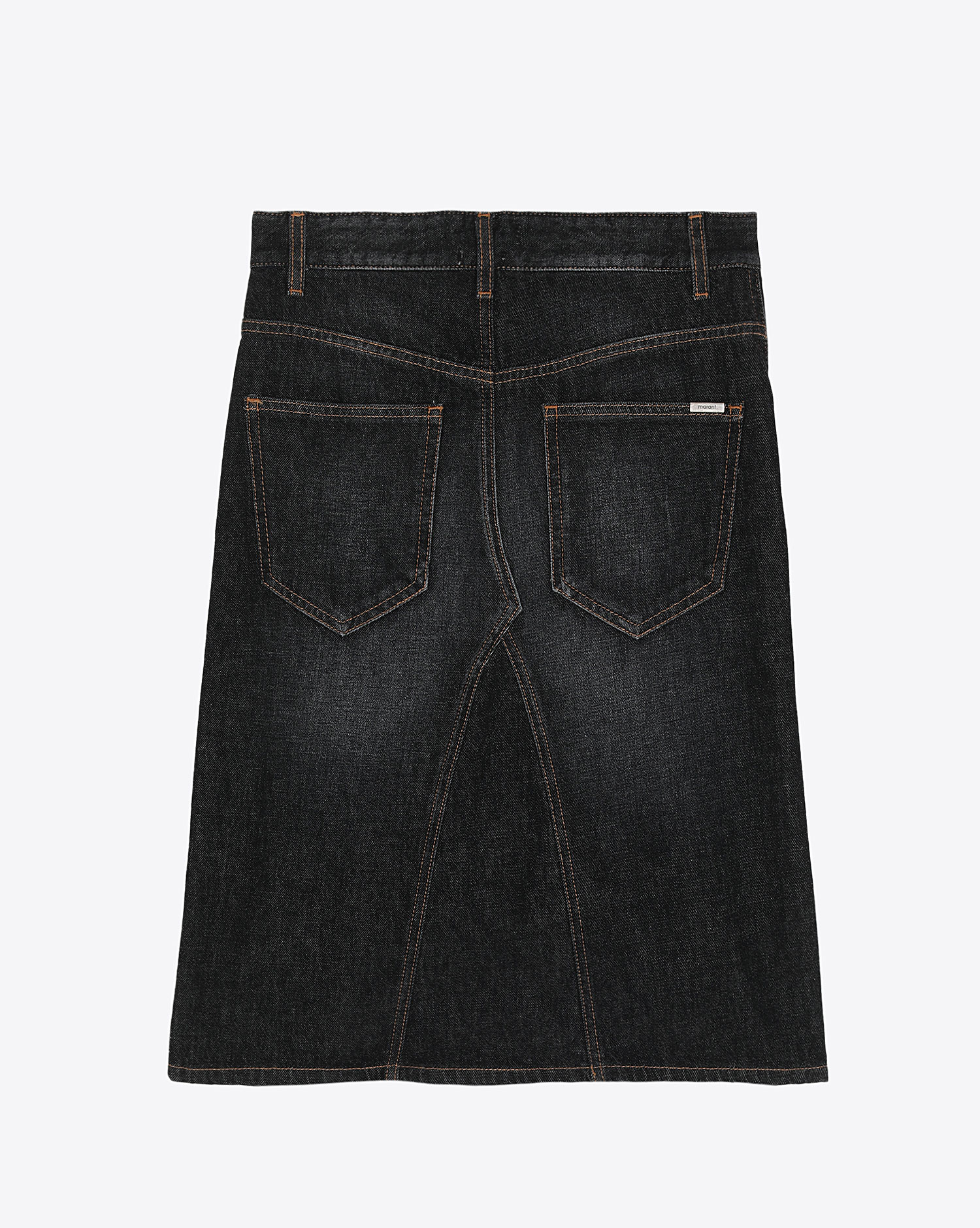 Jupe Fiali Isabel Marant Etoile en denim noir