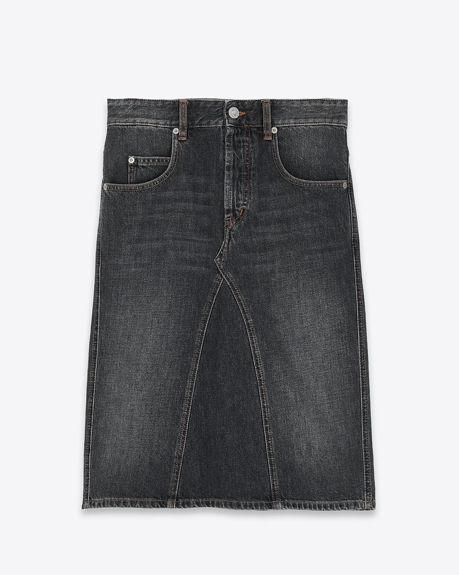 Jupe Fiali Isabel Marant Etoile en denim gris