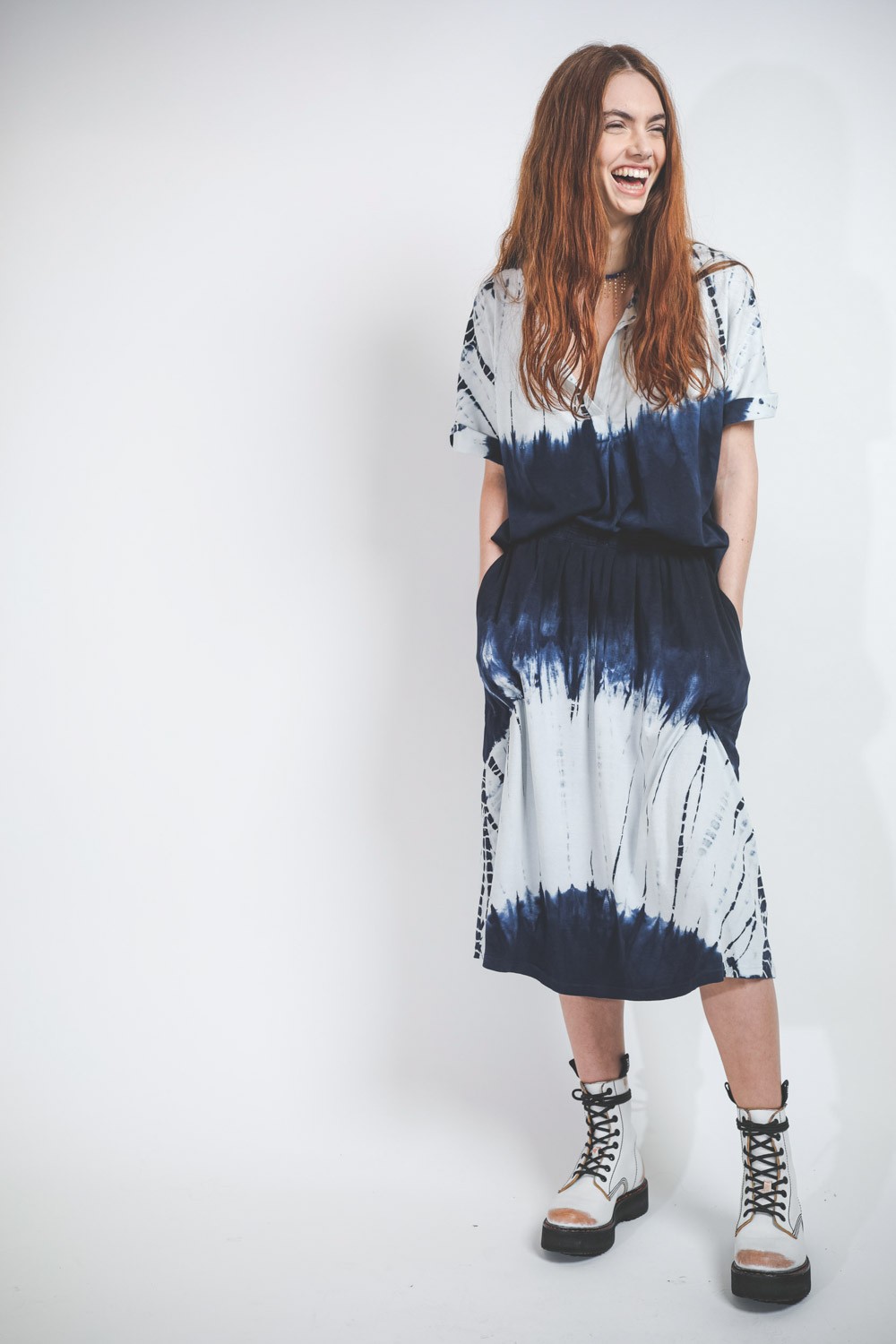 Image du produit Raquel Allegra Skirt TD - Indigo White TD   - 5