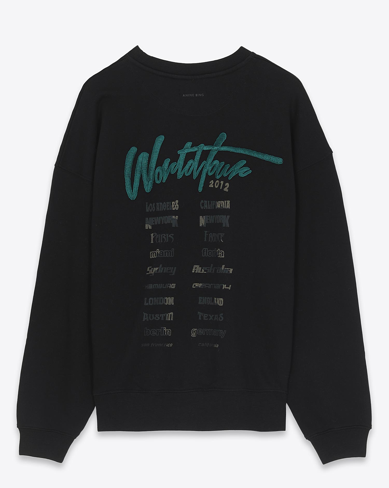 Sweatshirt Kenny Panther - Vintage Black vue dos 