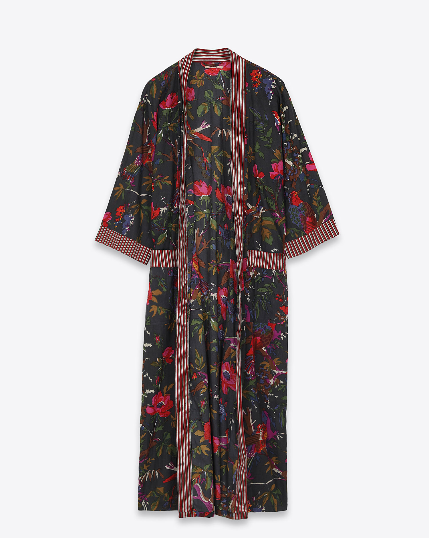 Sharing Kimono anthracite rouge 