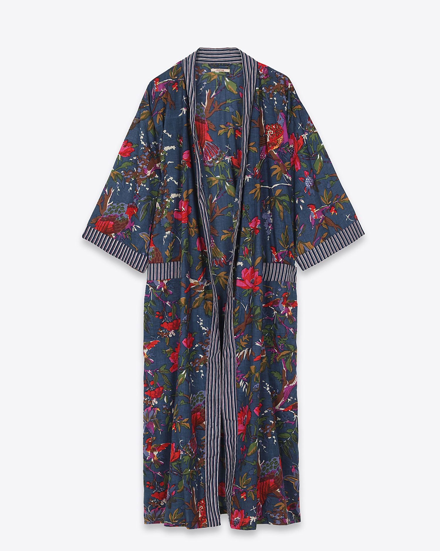 Sharing Kimono Bleu Nuit