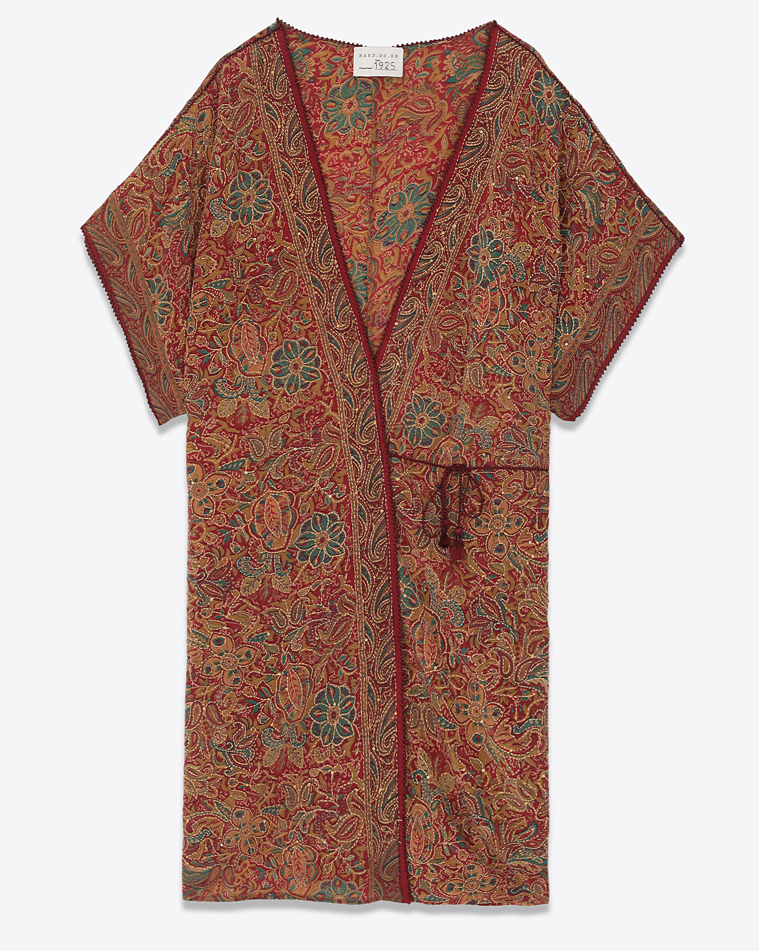  KIMONO Robe 1925 Hand.So.On