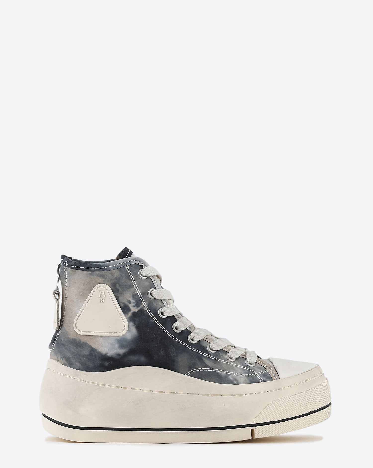 Sneakers R13 Denim Kurt Hight Top en toile Tie Dye 