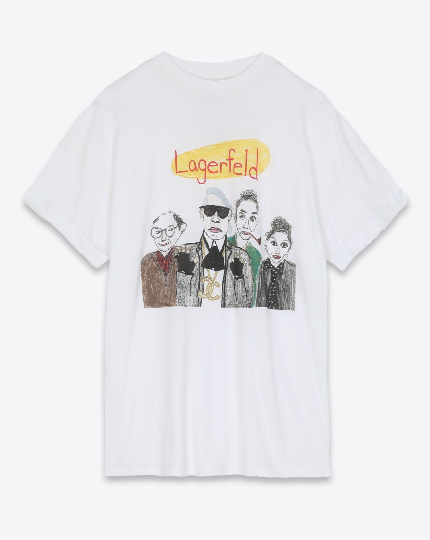 Tee-shirt Unfortunate Portrait Lagerfeld 
