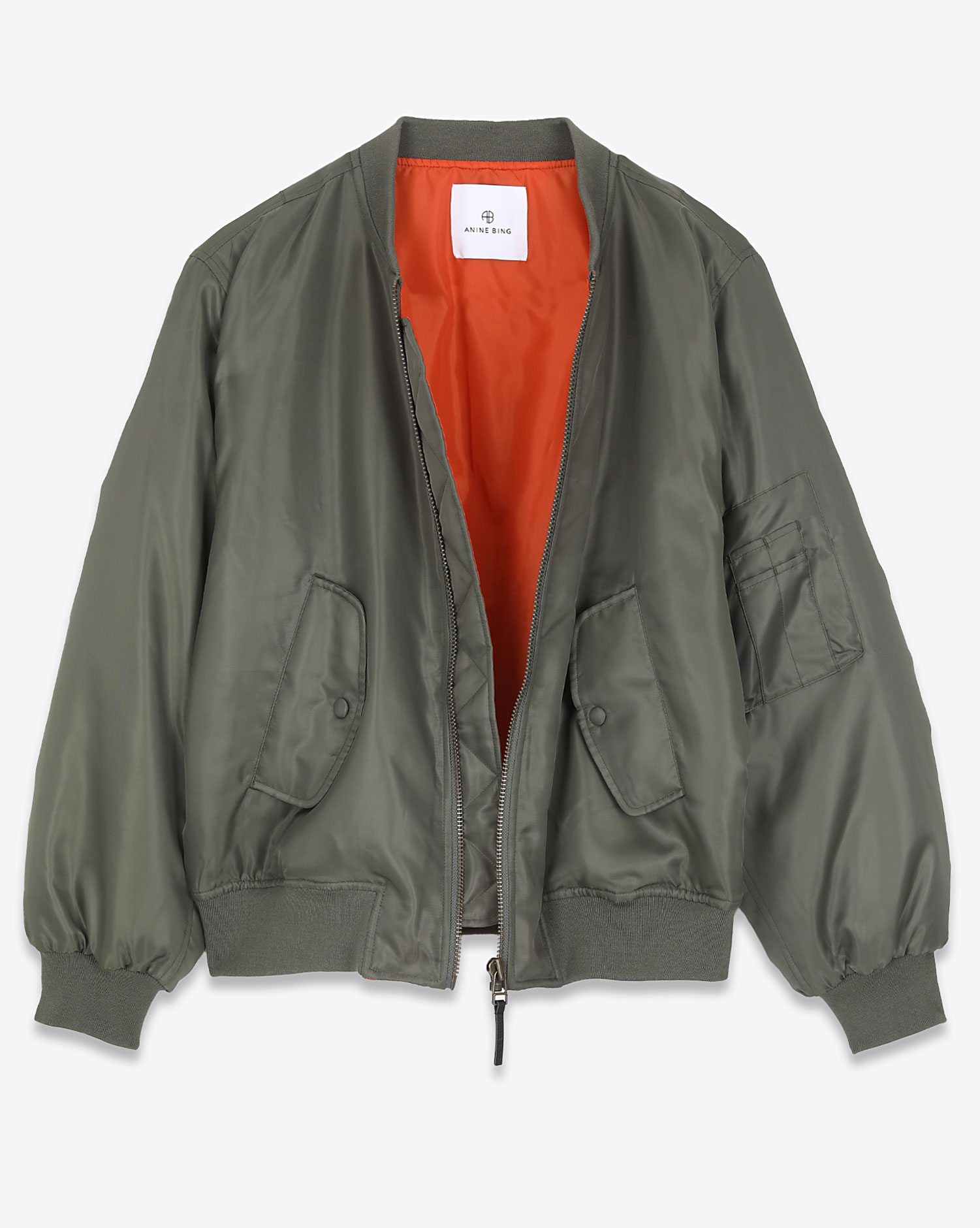 Anine Bing Bomber Leon – Army Green