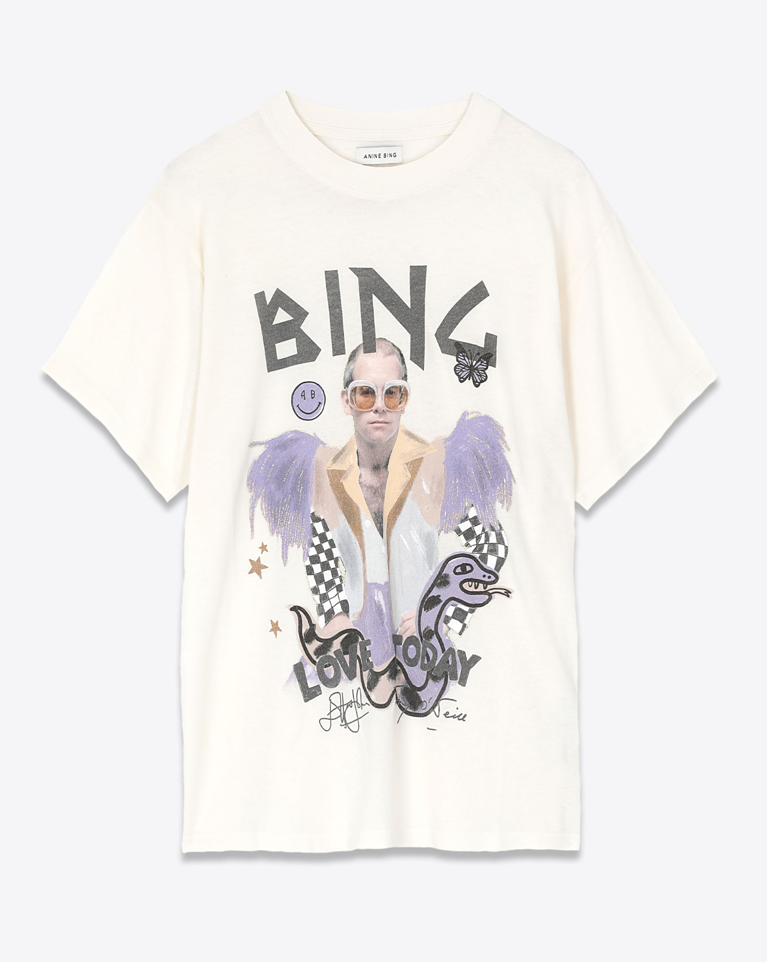 Anine Bing Lili Tee Ab x To Elton John – Cream