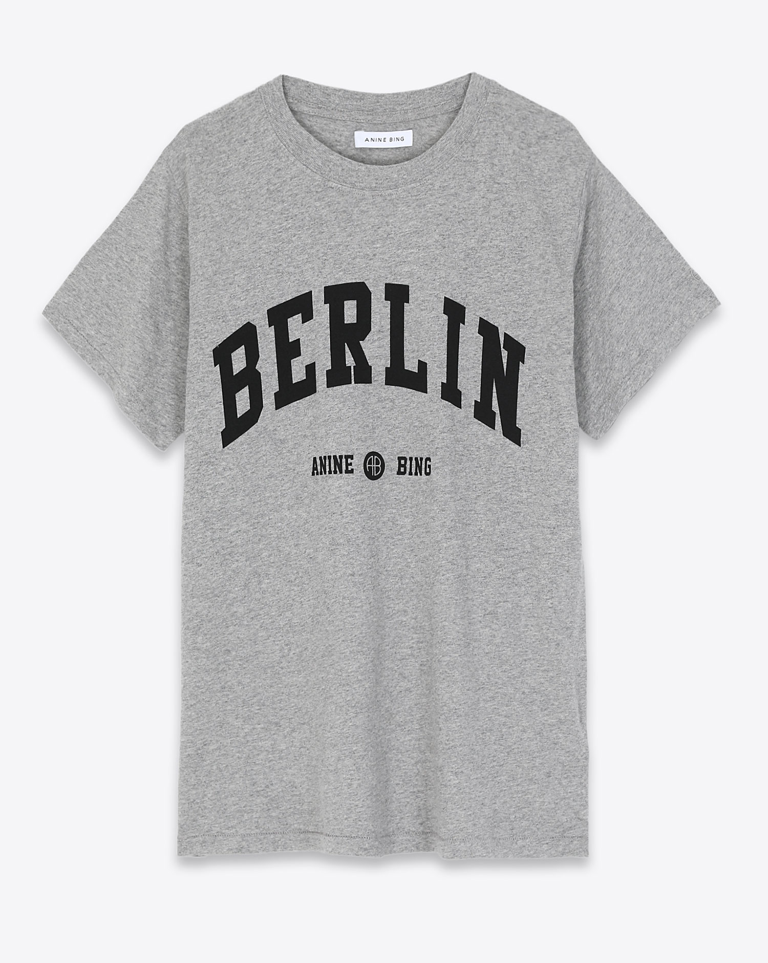 Anine Bing Lili Tee University Berlin Heather Grey