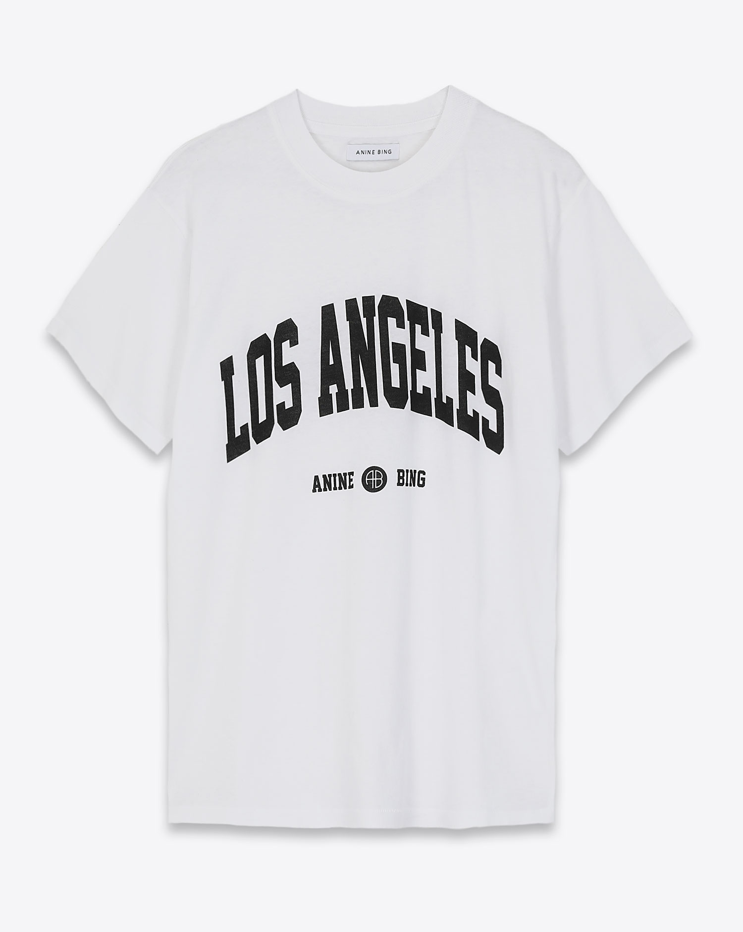 Tee-shirt Lili tee University Los Angeles white Anine Bing