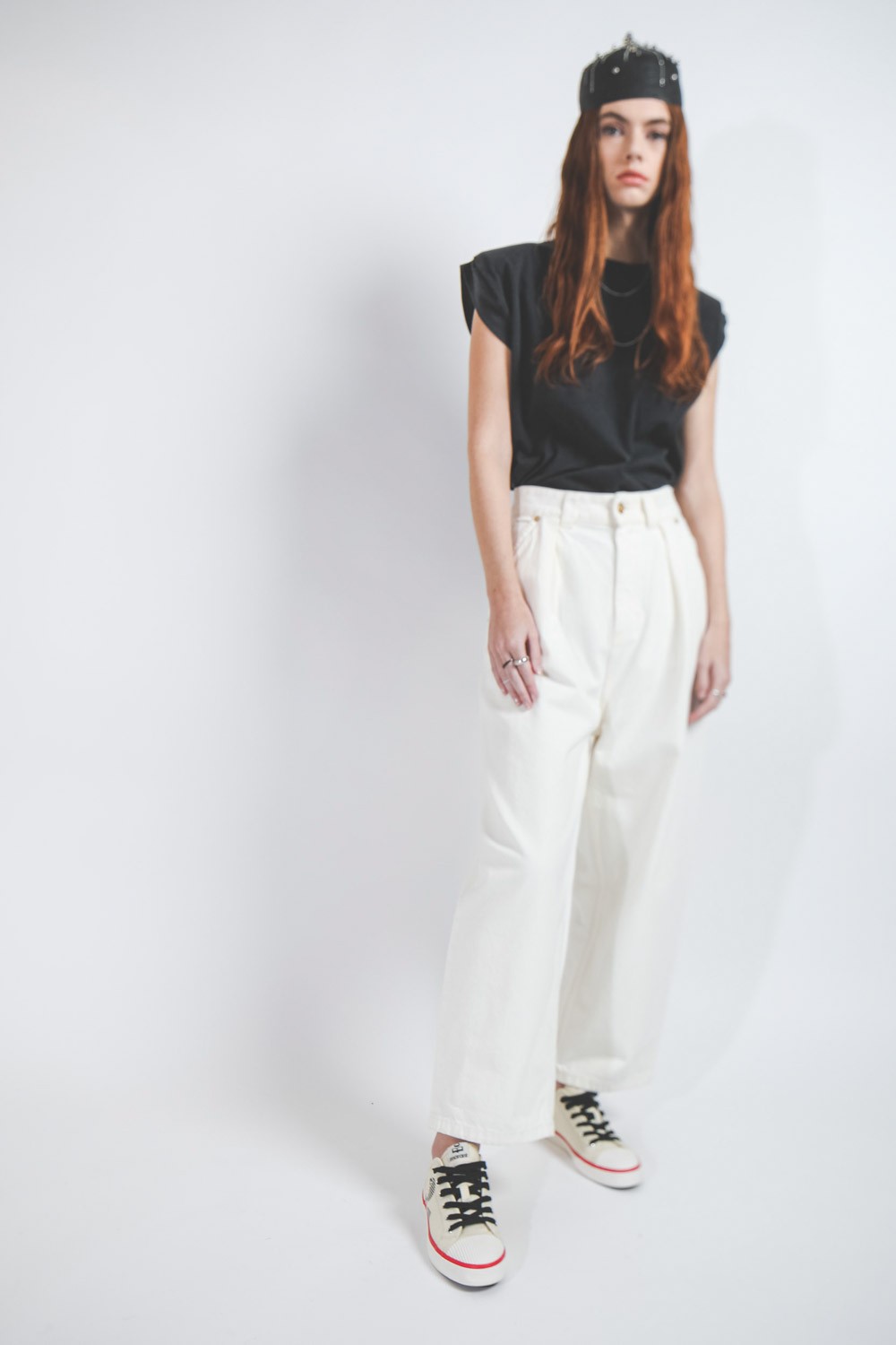 Image du produit Tom Wood Vanessa Pants - Vintage White  - 5