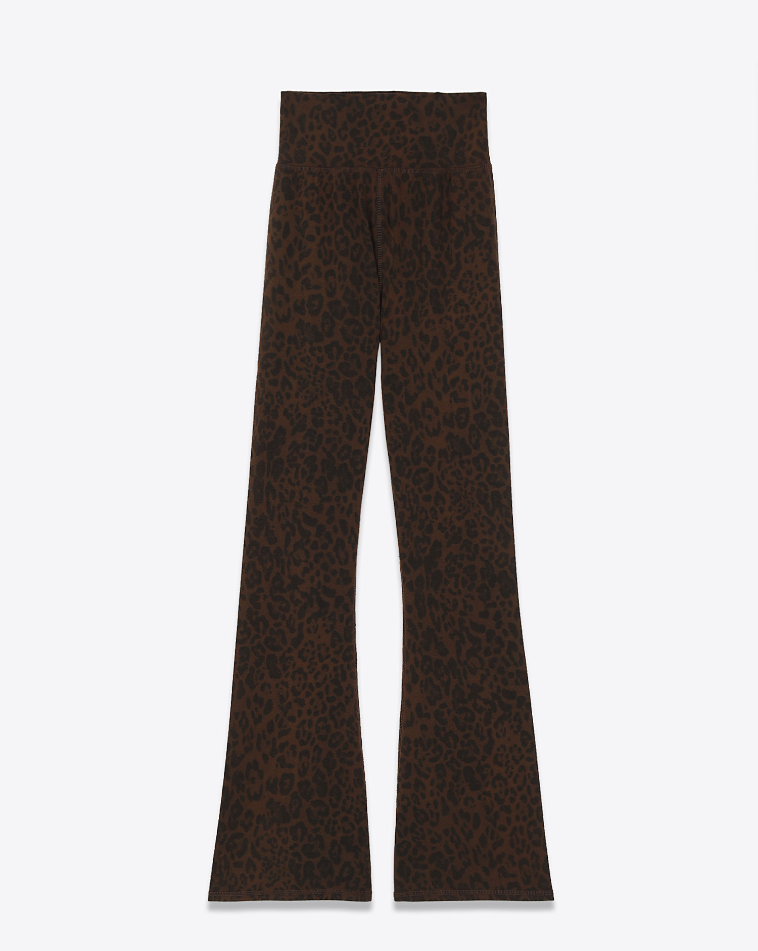 Ragdoll LA Long Flare Leggings Dark Brown Leopard