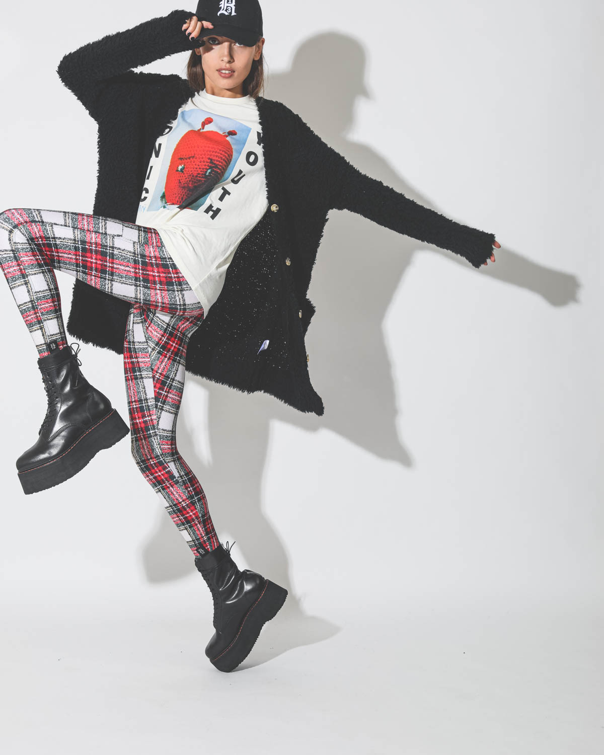 Image du produit R13 Patch Pocket Legging - Ecru Plaid - 7