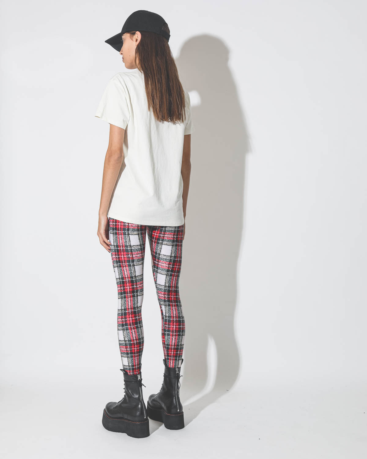 Image du produit R13 Patch Pocket Legging - Ecru Plaid - 6