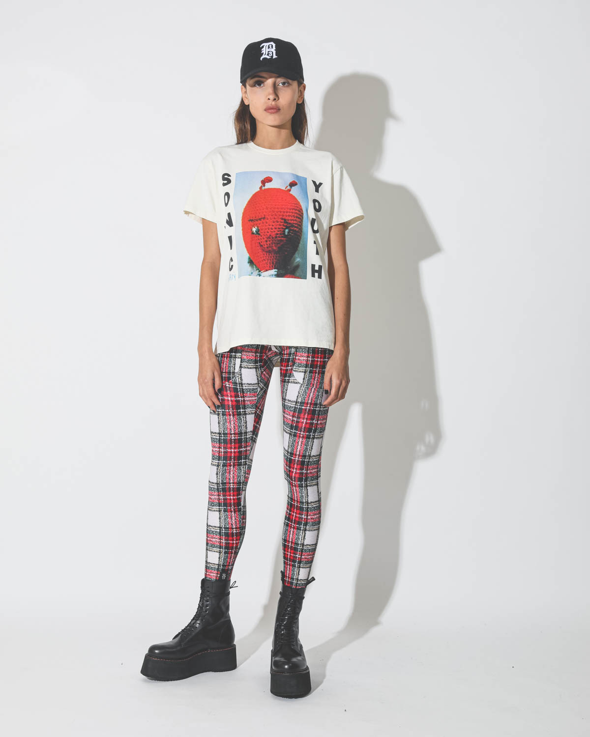 Image du produit R13 Patch Pocket Legging - Ecru Plaid - 4