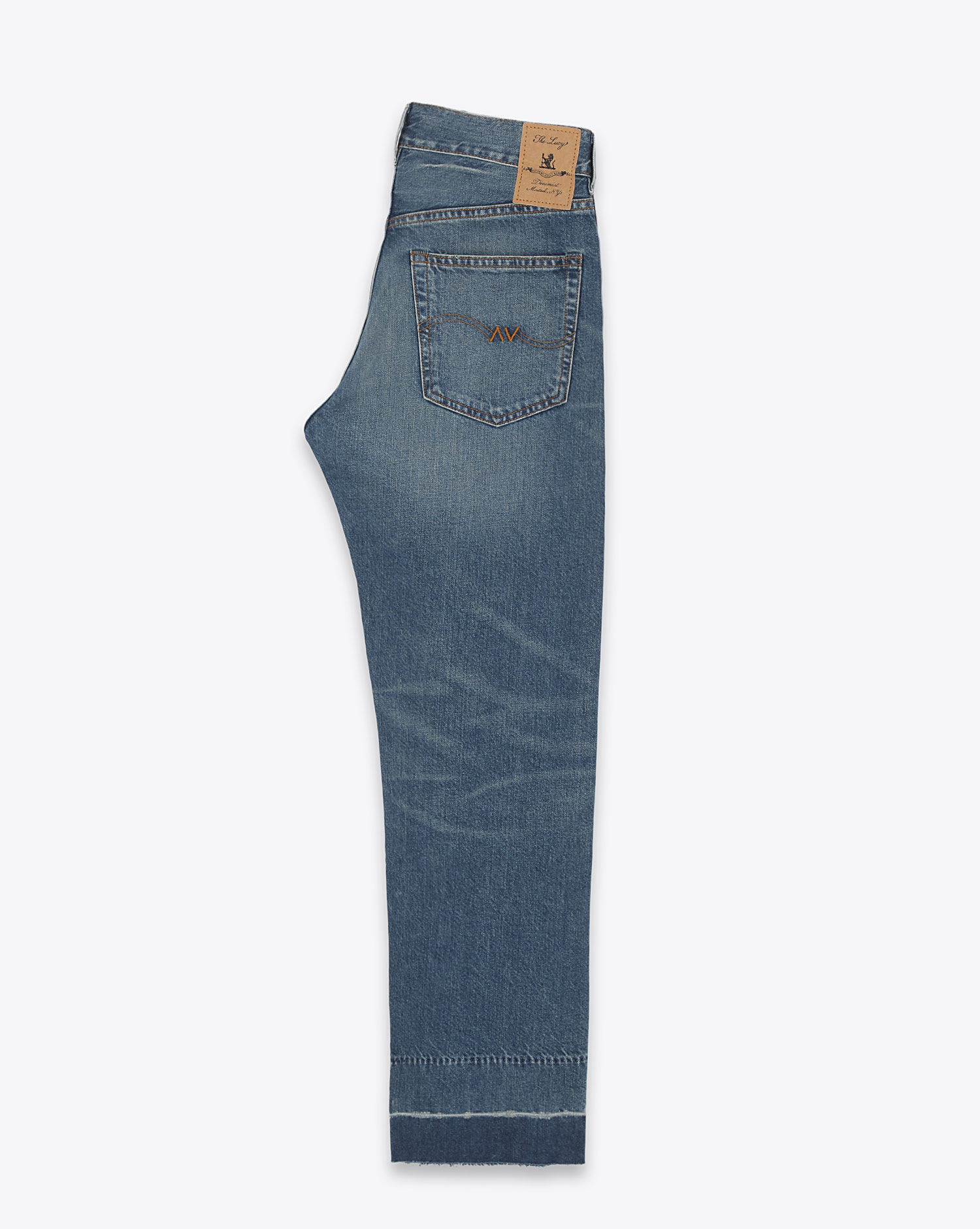 Jeans Denimist Lucy Bf Jean Let Down Hem & Patch vue profil 