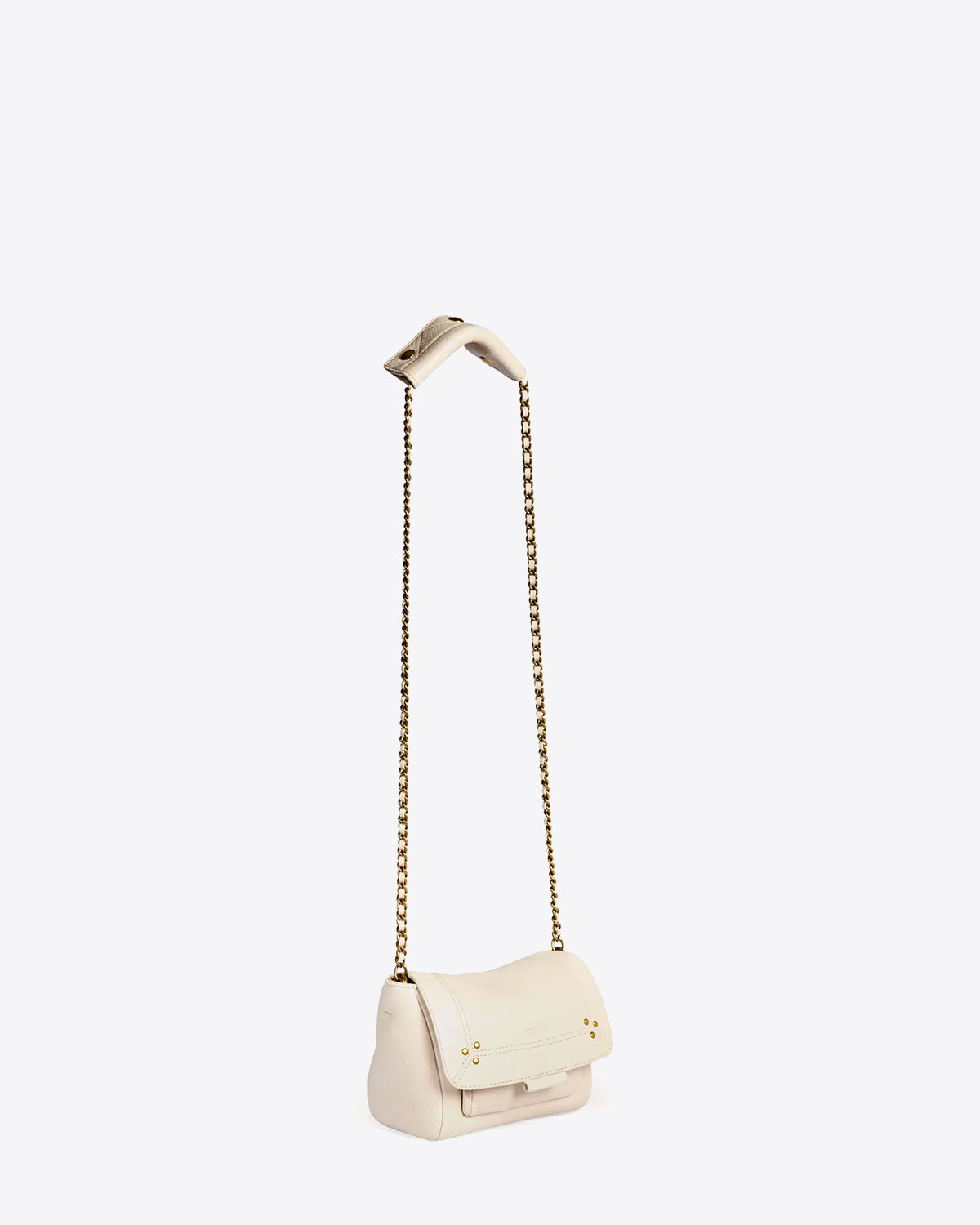 Jérôme Dreyfuss Sac Lulu S – Goatskin Crème Grainé