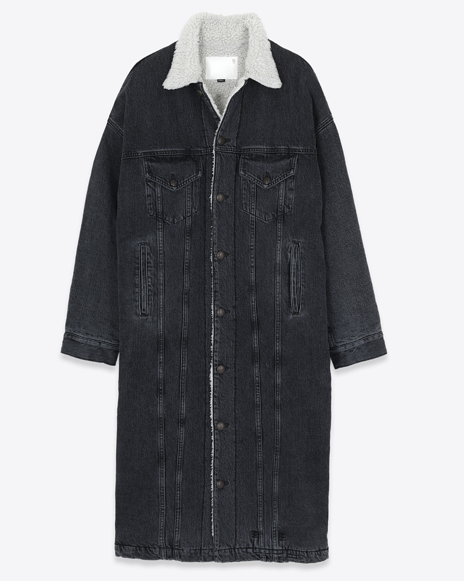 Image du produit R13 Lyle Trucker Coat - Stone Black