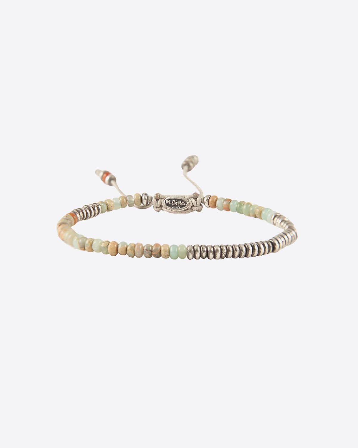 M.Cohen Bracelet Perles Rondes Argent - Opal  