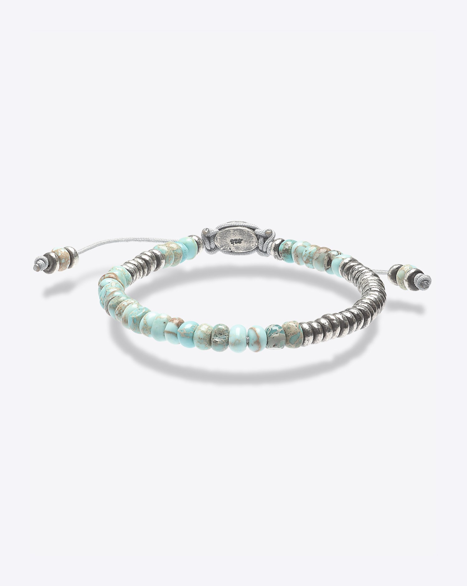 Image du produit M.Cohen Bracelet Perles Rondes Argent et Turquoises  