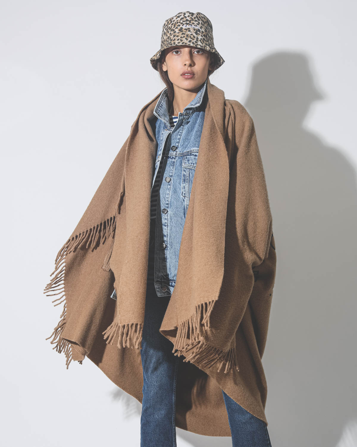 Image du produit La Couverture Manteau Couverture Imprimé Cities - Camel   - 4