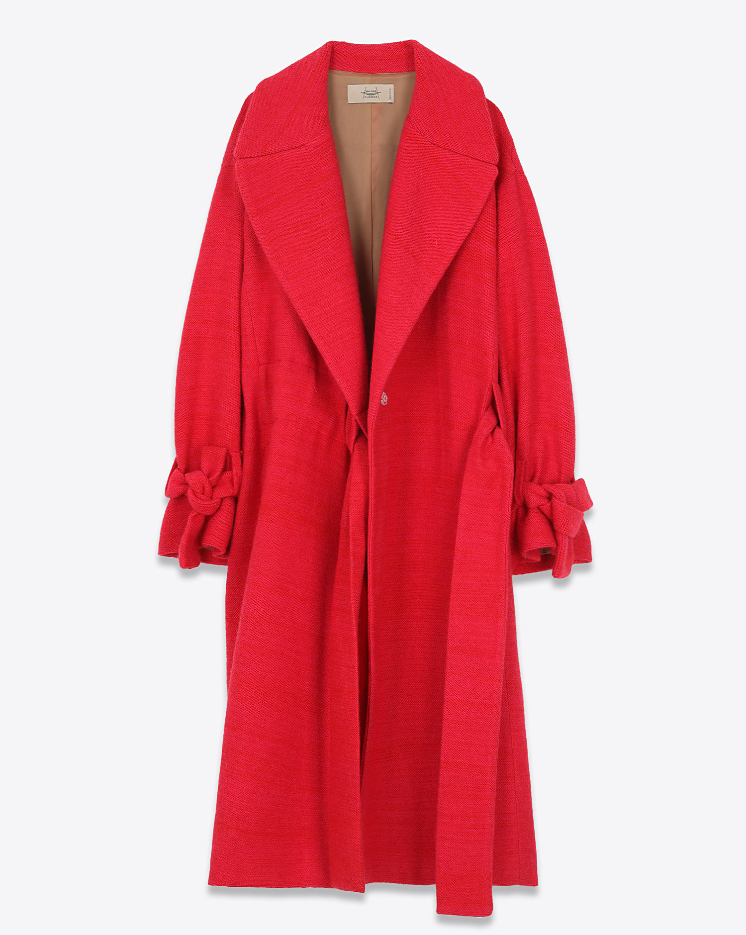 Maison Flaneur Manteau Double Boutonnage Rouge