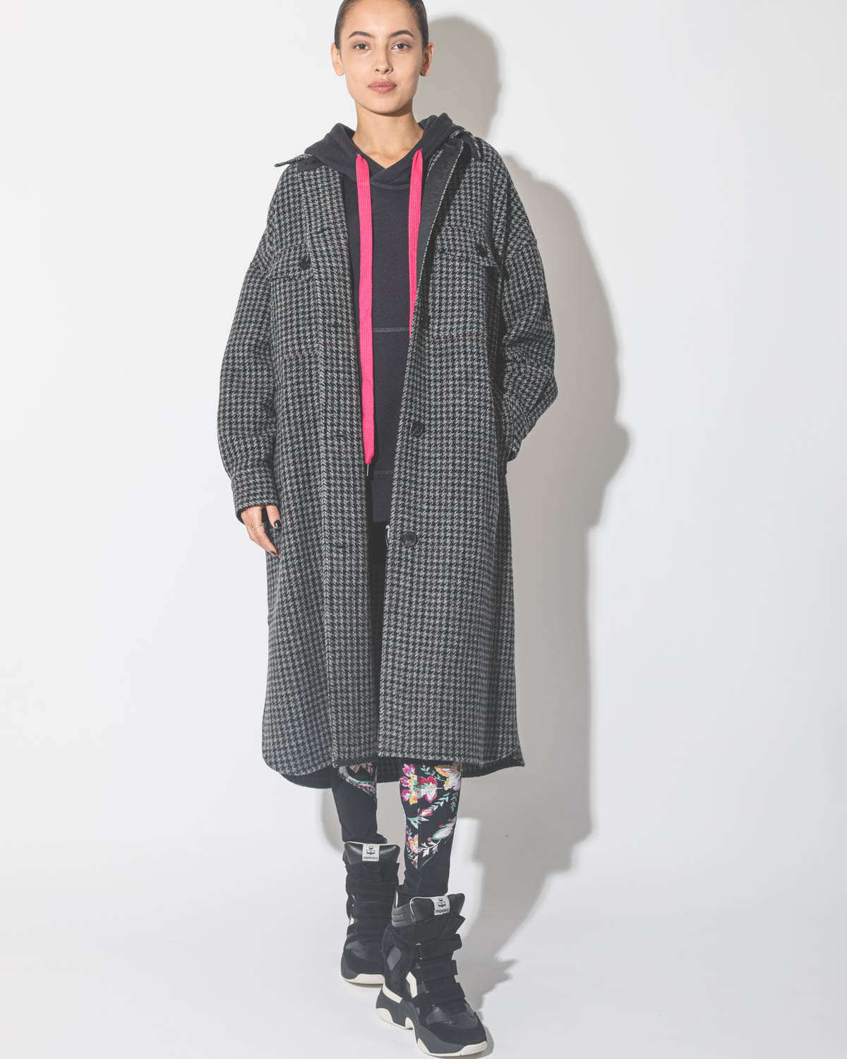 Manteau Fontiali Isabel Marant Etoile anthracite.   
