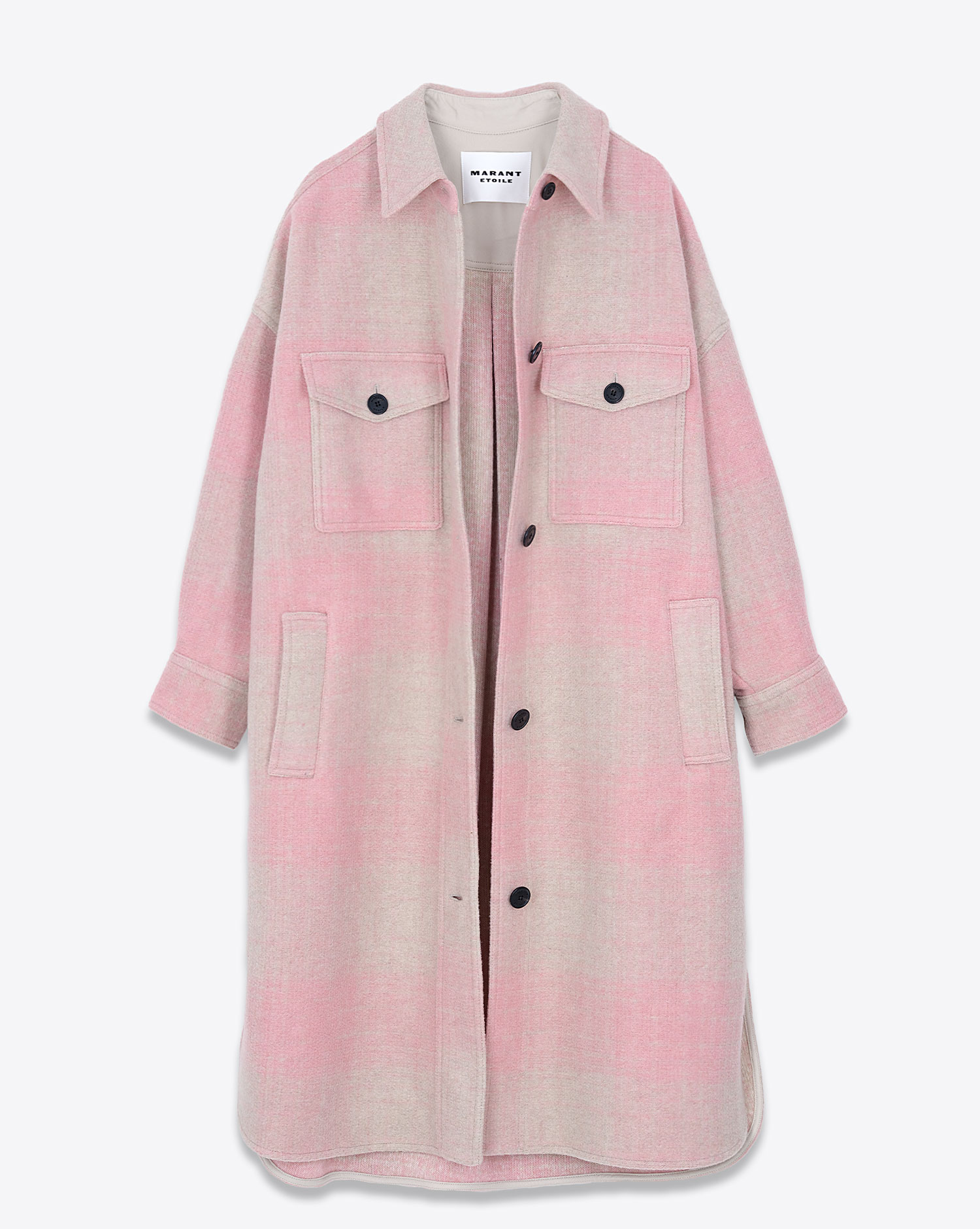 Isabel Marant Etoile Manteau Fontizi Rose Clair