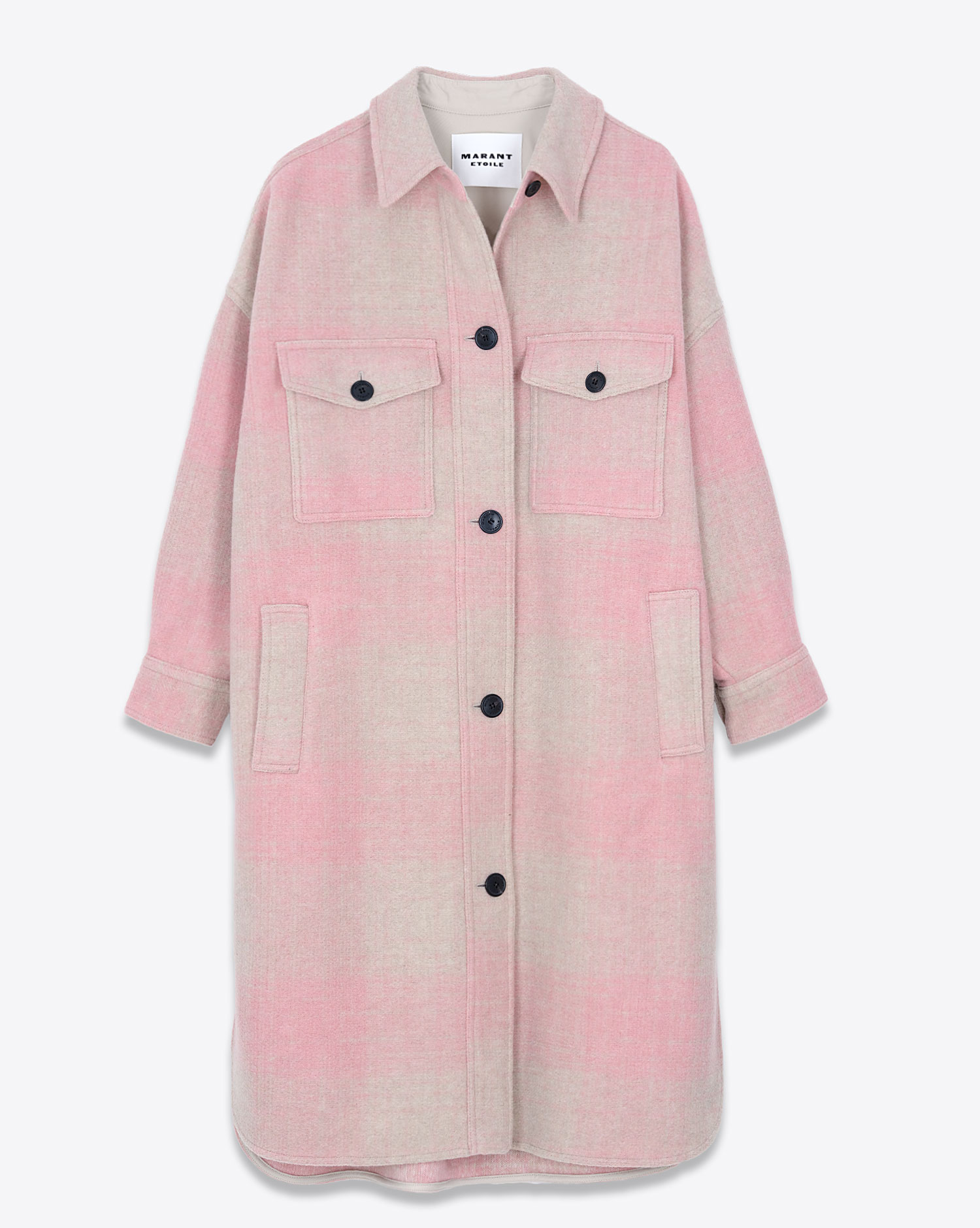 Isabel Marant Etoile Manteau Fontizi Rose Clair